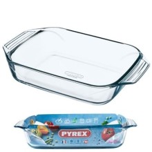 PYREX ТАВА ПРАВОЪГЪЛНА С ДРЪЖКИ 29х23х7 2,4Л