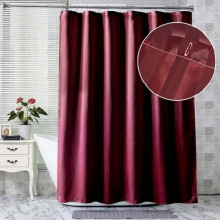 Завеса БАНЯ ТЕКСТИЛ 180х180СМ БОРДО
