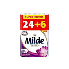 ТОАЛЕТНА ХАРТИЯ МИЛДЕ 24+6 RELAX PURPLE