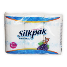КУХНЕНСКА ХАРТИЯ SILKPAK 3 ПЛАСТОВА 3БР