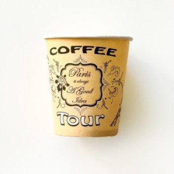 КАРТОНЕНА ЧАША С ПЕЧАТ 180МЛ/100БР