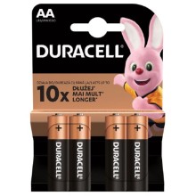 DURACELL БАТЕРИЯ AA АЛКАЛНА 4БР