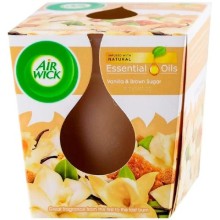 АРОМАТНА СВЕЩ AIR WICK 105ГР ВАНИЛИЯ/КАФ. ЗАХАР