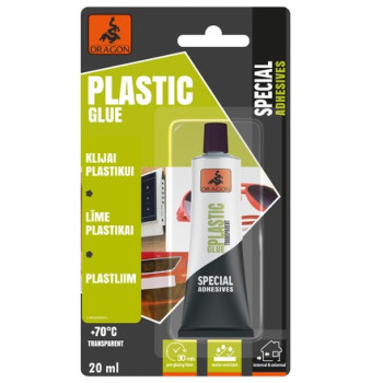 ЛЕПИЛО ЗА ПЛАСТМАСА 20 МЛ DRAGON