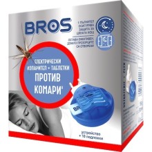 BROS МАШИНКА КОМАРИ+10 ТАБЛЕТКИ