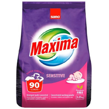 СУХ ПРАХ SANO MAXIMA 90 ПРАНЕТА SENSITIVE 3250г