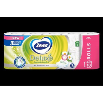  ZEWA DELUXE 3ПЛ ТОАЛЕТНА ХАРТИЯ 10БР 