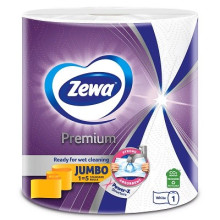 ZEWA КУХНЕНСКА ХАРТИЯ JUMBO PREMIUM 3ПЛ