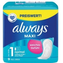 ALWAYS MAXI NORMAL ДАМСКИ ПРЕВРЪЗКИ 9БР