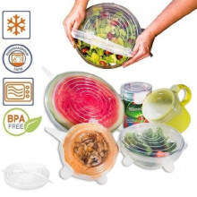 СИЛИКОНОВИ КАПАЧЕТА ЗА СВЕЖО СЪХРАНЕНИЕ 50БР