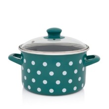 METALAC GREEN DOTS ТЕНДЖЕРА ДЪЛБОКА 14СМ 1,5Л 