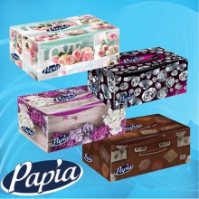 PAPIA САЛФЕТКИ КУТИЯ 120БР