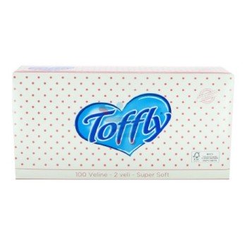 КЪРПА ЗА ЛИЦЕ 100БР КУТИЯ TOFFLY
