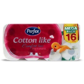 ТОАЛЕТНА ХАРТИЯ PERFEX 16БР